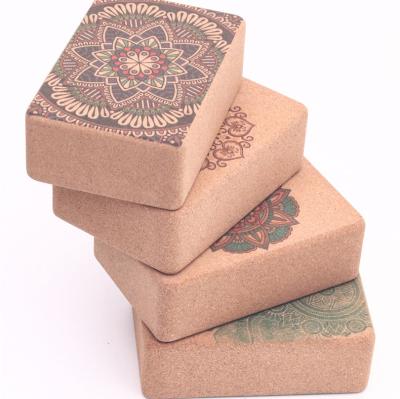 China Convenient To Carry Natural Fitness Gym Cork Professional Manufacturer Custom Promotional Strong Yoga Block for sale