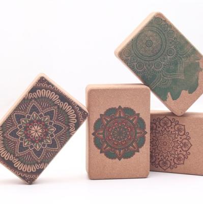 China Commode to carry good quality wholesale eco-friendly natural yoga cork custom block for sale