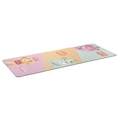 China Sweat Absorption Fine Quality Premium Printing PU Natural Rubber Fine Yoga Mat for sale