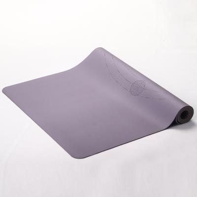 China Absorption Fitness Mat Custom Design PU Yoga Cheap Yellow Eco-Friendly Rubber Mat for sale