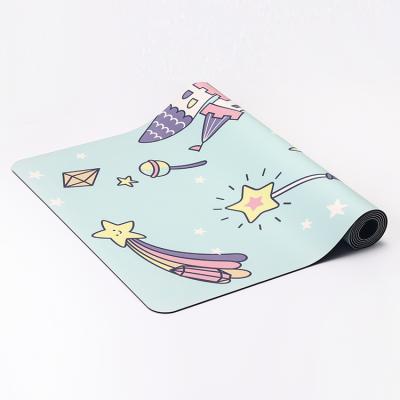 China 2021 New Custom Style Printing Absorption Eco-friendly Yoga Mat Set For Kids for sale