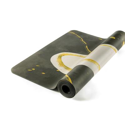 China Wholesale Sweat Absorption Recycle Eco-friendly Natural Rubber PU Yoga Mat for sale