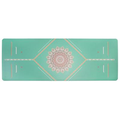 China High Density Blue Absorption Yoga Mat Eco Lavender Yoga Mat Natural Rubber PU Yoga Mat for sale