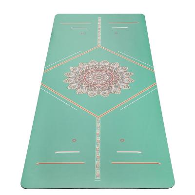 China Absorption Manufacturer Made High Quality Travel Eco Yoga Mat Natural Rubber Bamboo PU Sweat For Yoga for sale