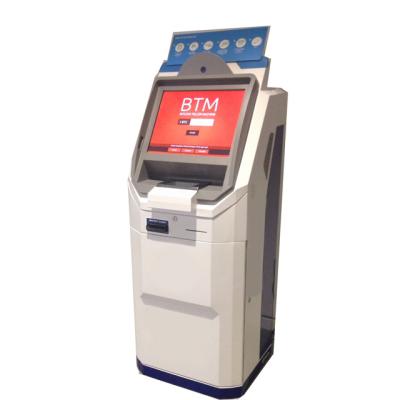 China Indoor Floor POS Touch Screen ATM Buy And Sell Digital Exchange Cryptocurrency Kiosk With Software for sale