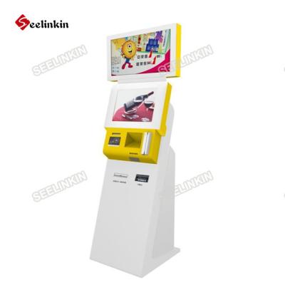 China China Manufacturer Indoor Single Screen And Double Screen Cashless Payment Kiosk for sale