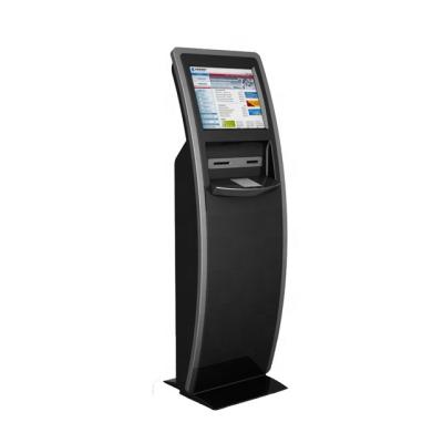 China Indoor interactive voucher kiosk with ticket printer, barcode scanner, optional card reader for sale