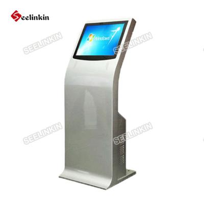 China Indoor free standing information kiosk with 3G 4G modem and wifi for sale