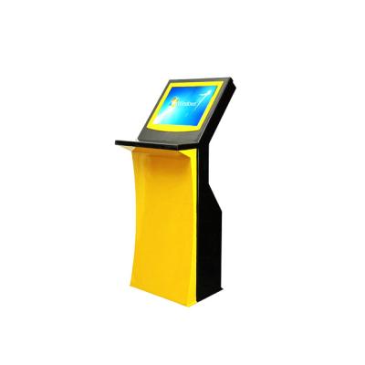 China Shenzhen Indoor Computer Kiosk Solution With Waterproof Stainless Steel Keyboard And Trackball for sale