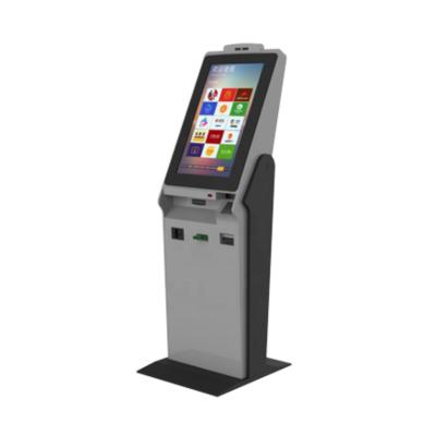 China Indoor Self Service Information Hotel Check In Interactive Touch Screen Payment Kiosk for sale