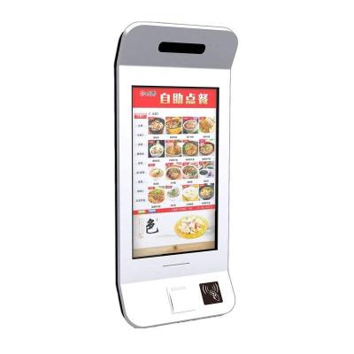 China Indoor Barcode Payment Restaurant Machine Self Service Fast Food Ordering Kiosk for sale