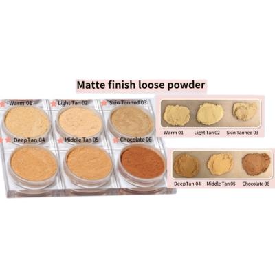 China Brighten Container Private Label Hot Selling Transparent Cosmetic Makeup Setting Powder for sale