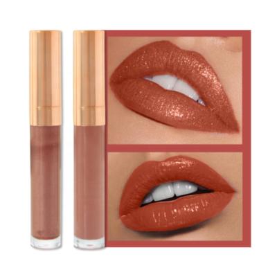 China Hot selling nude gloss fenty private label lip sunscreen tubes 9ml main chain beauty lip gloss for sale