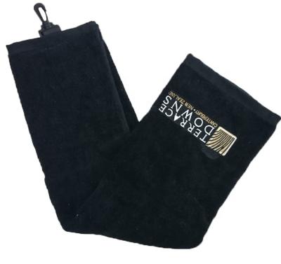 Китай Viable Wholesale Towel, Cotton Terry Velvet Club Golf Towel For Golf Custom Embroidered Towels продается