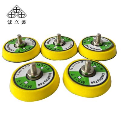 China Waterproof 2 Inch M14 Backup Disc PAD Air Sanding Abrasive Pneumatic Sander For Wood Polishing for sale