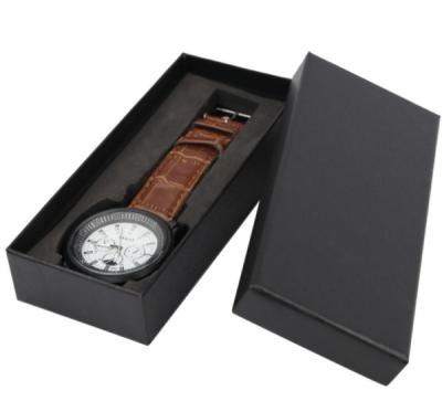 China Custom Logo Luxury Classic Display Watch Box Recyclable With Sponge for sale