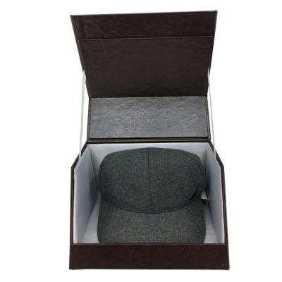 China Recyclable Printed Baseball Hat Boxes Monument Logo Five Panel Hat Gift Boxes for sale