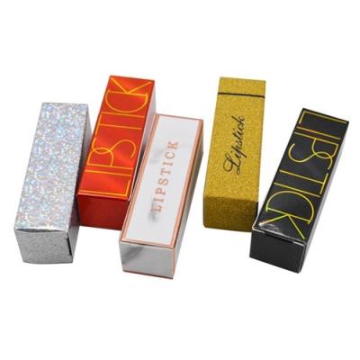 China Wholesale Recyclable Custom Logo Lipstick Match Box, Lip Gloss Paper Box For Liquid Lip Stick, Cosmetics Bottle Packaging Gift Box for sale