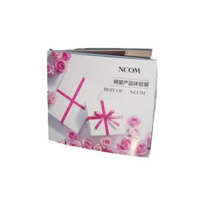 China Paper Coated Folding Brochure Cardboard Material Printing Greeting Cards With Logo Printing Card for sale