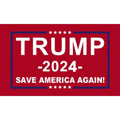 China Election Trump 2024 Flag Election Flag Morden Cargo 90*150cm Multi Border Style American Flag for sale