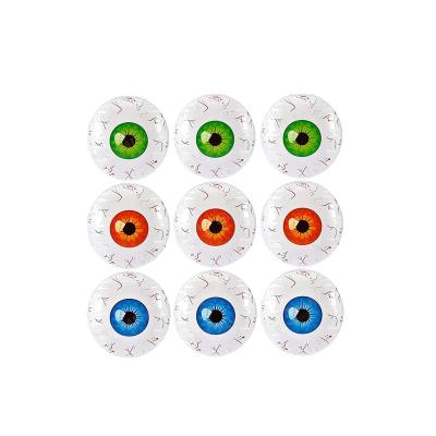 China Creative Three-dimensional Morden 4D Ghost Halloween Holiday Party Decoration Aluminum Eye Eyeball Balloon for sale