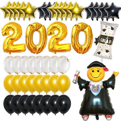 China Morden Graduation Season Theme Party Birthday Set Disposable Tableware Set Paper Plate Paper Cup Banner Party Decoration for sale