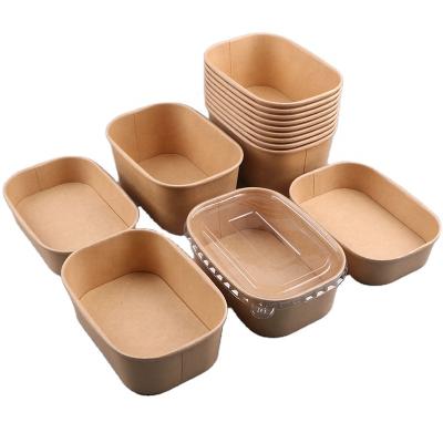 China Greaseproof Outlet Printed Degradable Kraft Paper Large Size Beside Me Kraft Paper Clamshell Box For Cookie for sale