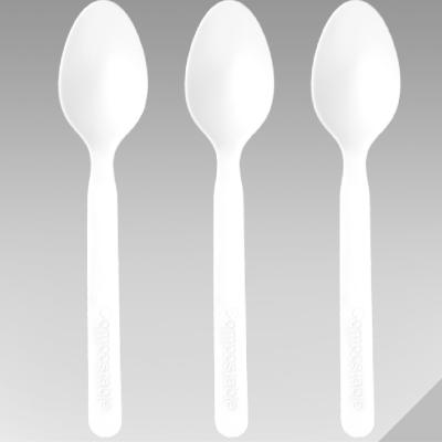 China Compost DIN Certco Certiificated CPLA Biodegradable Compostable Cutlery Set With Fruit Forks Knives Spoons for sale