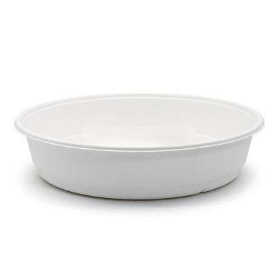 China Food Sealer Eco-Friendly Big Bagasse Biodegradable Large Food Takeout Basin for sale