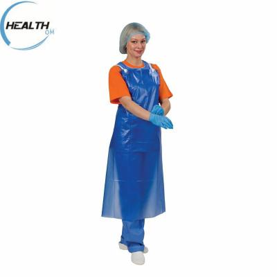 China 2018 High Quality Hospital/Restaurant PE Plastic Disposable Aprons Accept Custom Disposable Waterproof Bibs For Adult for sale