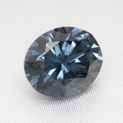 China Manufacture UNDETERMINED Original Customization Moissanite Stone Oval Reduced Clad Light Blue Moissanite Price Per Carat for sale