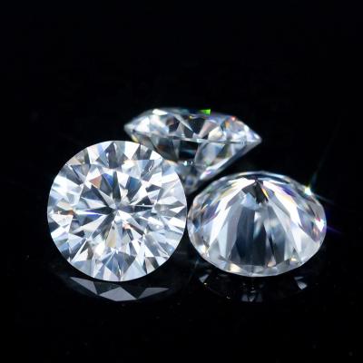 China Jewerly Making Round Brilliant Cut Synthetic Factory Made Loose Stone Moissanite Lab Grown for sale