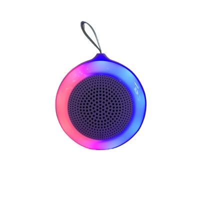 China Visual Information Display MS-2232BT 2 Inch Outdoor Bluetooth TWS USB Speaker with Moving Colorful LED Lights and Long Lasting Battery for sale