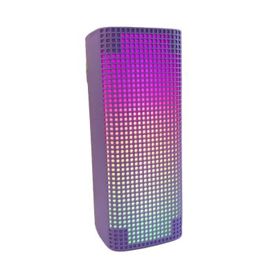 China LED Flashing Light MS-2230BT 2 Inch Bluetooth TWS USB Outdoor Speaker with Moving Colorful LED Lights and Long Lasting Battery for sale