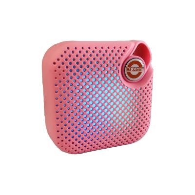 China LED Flashing Light MS-2226BT 2 Inch Bluetooth TWS USB Outdoor Speaker with Moving Colorful LED Lights and Long Lasting Battery for sale