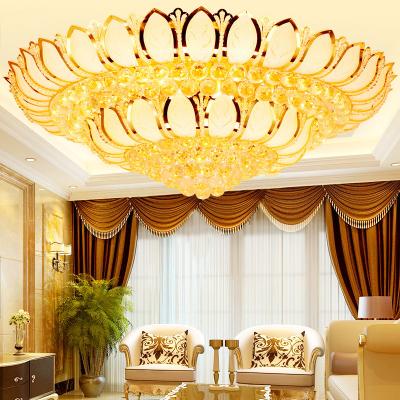 China Modern Contemporary Classic Designer Room Decoration Pendant Lights Led Chandelier K9 Crystal Modern Ceiling Luxury Circle Home Gold for sale