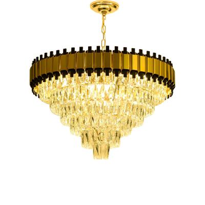 China Modern Nordic Modern Lobby Clubhouse Hotel Building Design Chandelier Interior Decoration Luxury Crystal Lamps for sale