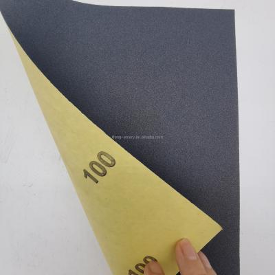 China Waterproof and Flex Paper Flexible Foundation Latex Waterproof Emery Paper for Auto Repair for sale