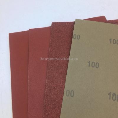 China Waterproof and Flex Alumina Sand Paper Sheet for sale