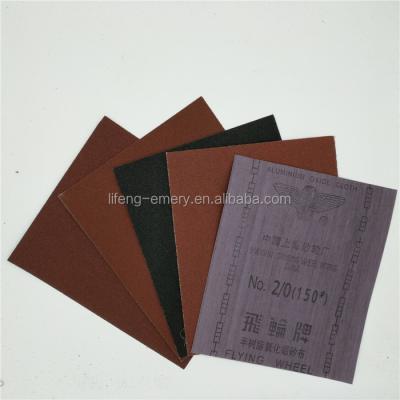 China Grinding For Abrasive Cloth Wood Handwheel Aluminum Oxide Emery Cloth Chinese Famous Sheet for sale