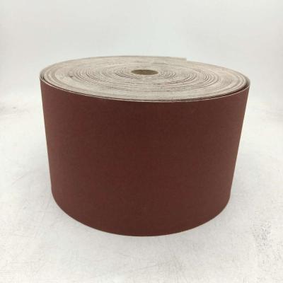 China Factory sold abrasive sand rolls paper min: 100mm width for sale