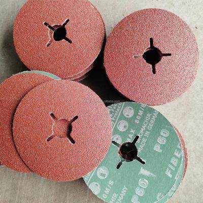 China Aluminum Oxide OEM Service Factory Supplied Fiber Disc All Size To Export Metal And Wood Polishing for sale