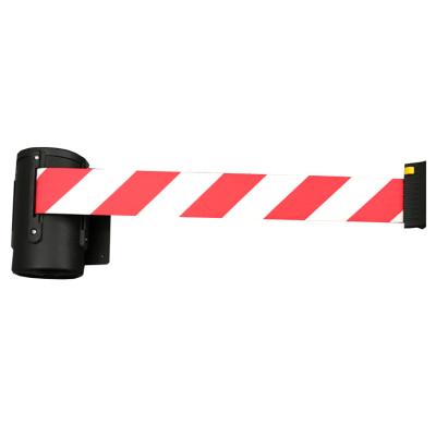 China Airport Traffic Road Safety Red White Belt Line Wall Mounted Retractable Barrier For Cone for sale