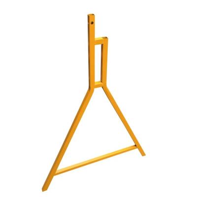 China Durable Yellow Powder Coating Factory Direct Fence Panel Leg Fence Fixed Bracket for sale