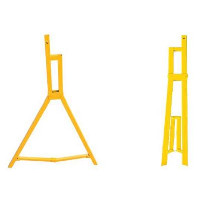 China Durable Yellow Powder Coating Foldable Panel Leg Steel Powder Coating Legs for sale