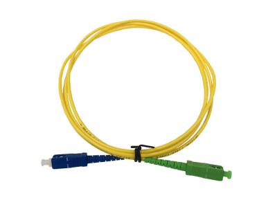 China Fireproof 3M Fiber Optic Patch Cord , Sc Apc Fiber Jumper for sale