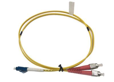 China LC UPC Singlemode Duplex 2.0mm 1M Fiber Optic Patch Cord for sale