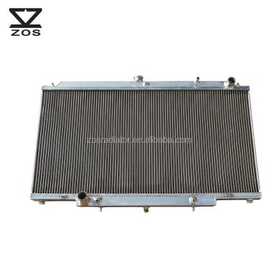 China Aluminum All Aluminum Offroad Radiator For Nissan Patrol /Safari Y61 2.8L/3.0L/4.2L RD28 ZD30 TD42T 4 CYL 1997-2009 for sale