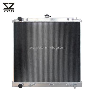 China Aluminum all aluminum offroad radiator for Nissan Navara D40T 2.5 TURBO - DIESEL 2005-2012 for sale