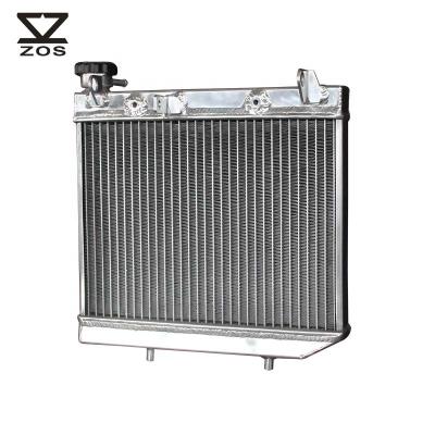 China Aluminum All Aluminum Radiator 2-Row/Core Motorcycle Radiator For Honda ATV TRX 450R TRX450R 2004-2009 Kick Start for sale